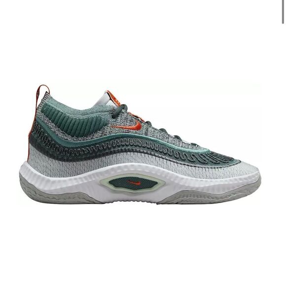 Nike Cosmic Unity 3 Basketball Shoes-color:Vtg Grn/Smtwht/Bcstl- nwot - Picture 1 of 3